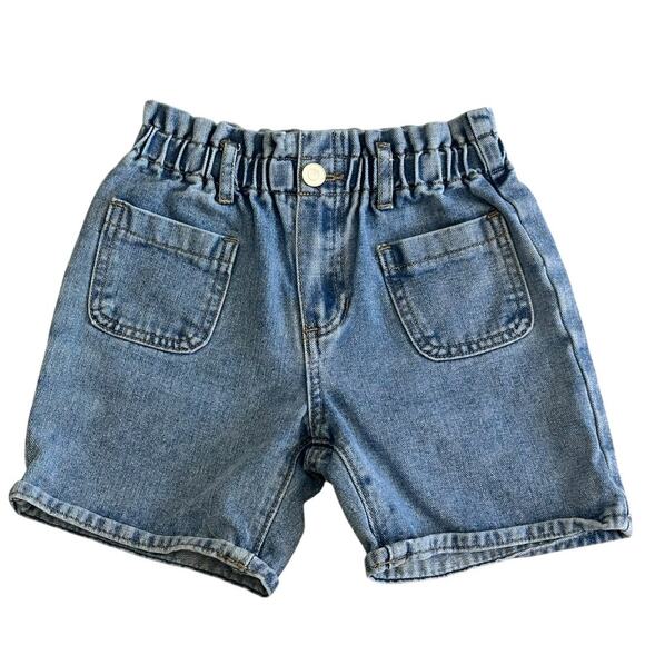 CHELSEA & VIOLET Girls Elastic Waist Denim Shorts 6x - Picture 1 of 4
